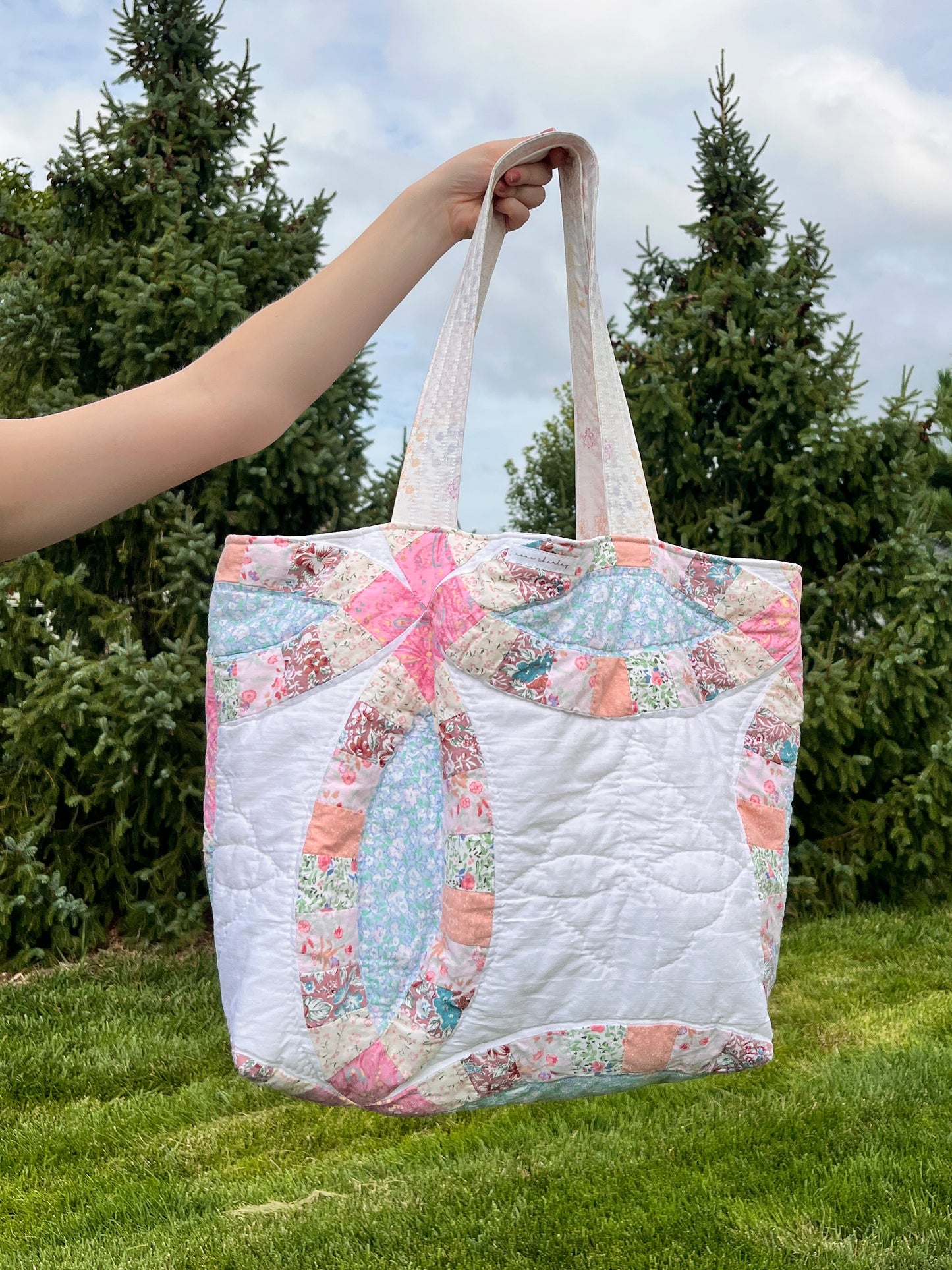 The Light Patchwork Quilted Weekender Tote Bag *limited-edition*