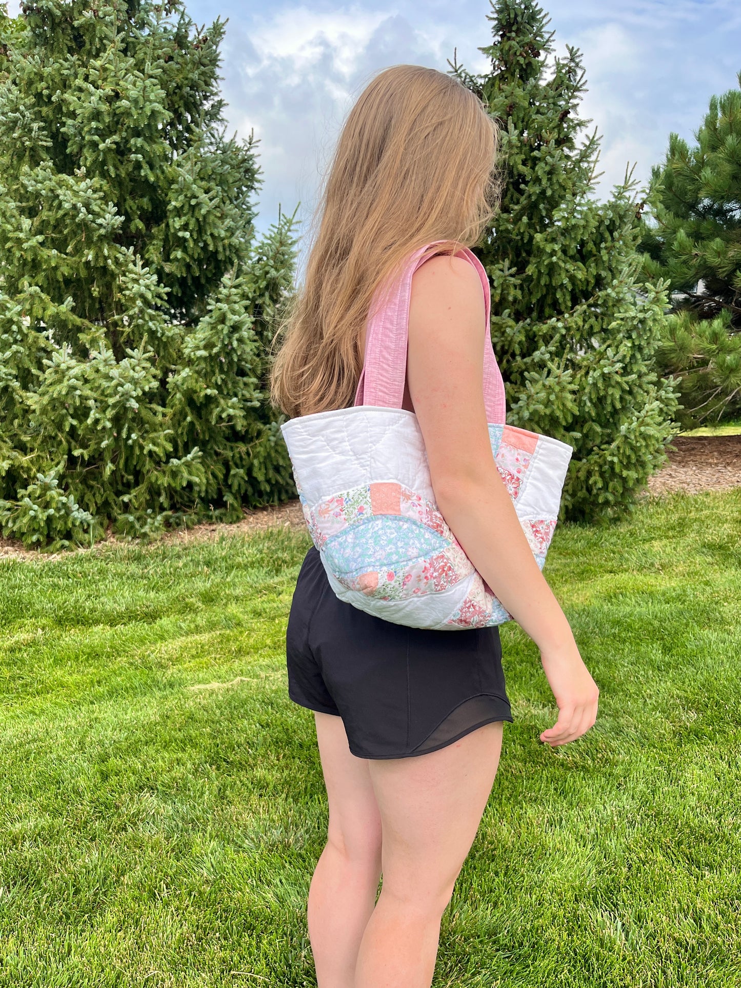 The Dusty Rose Quilted Mini Tote Bag *limited-edition*