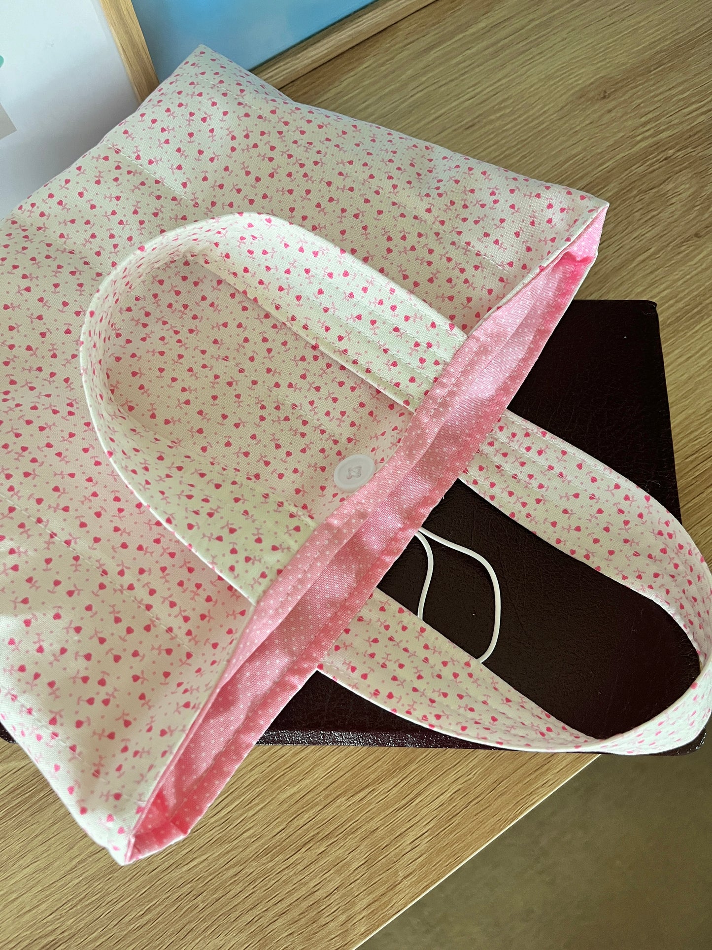 The Tiny Pink Hearts Bible Tote