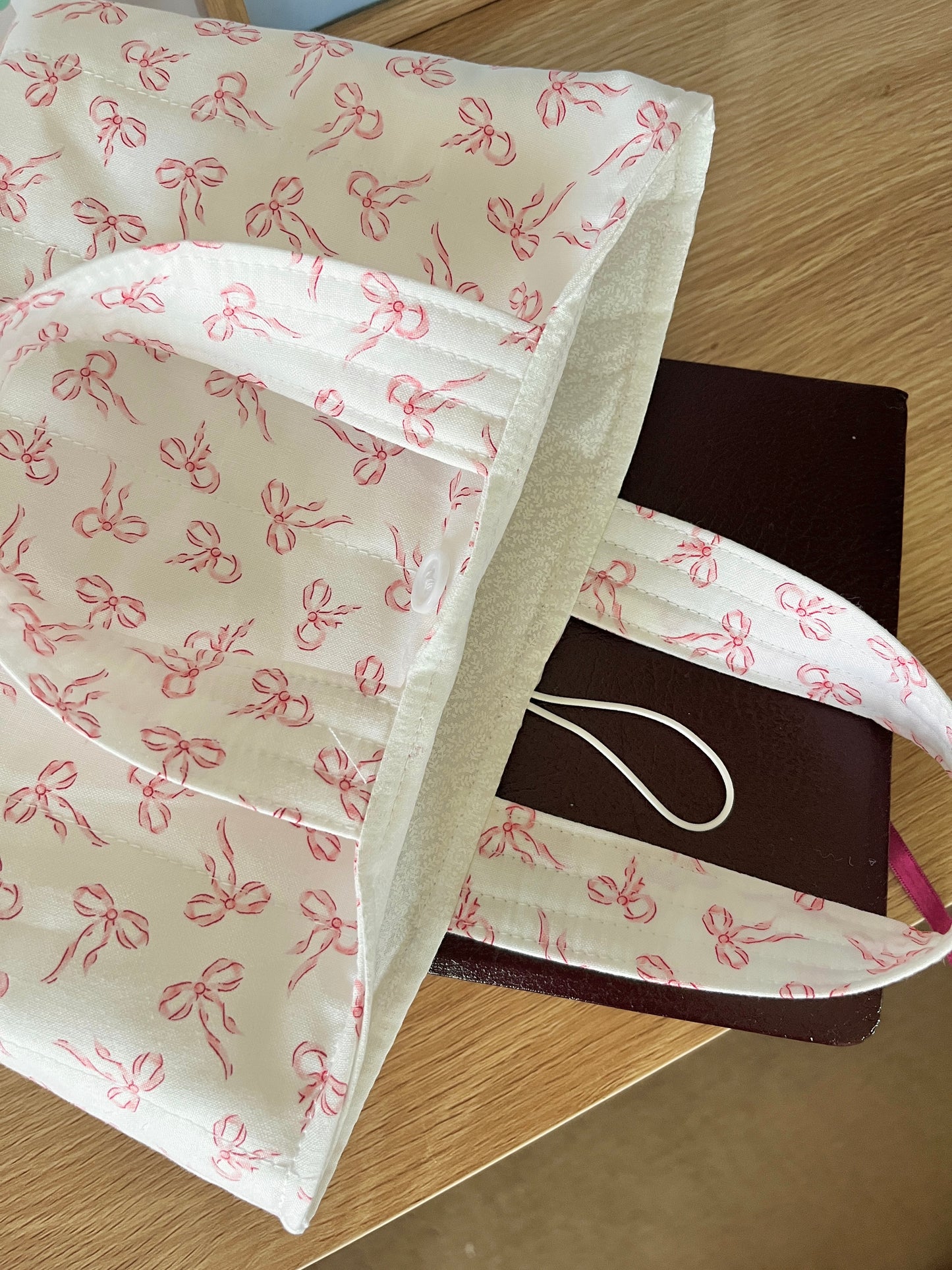 The Mini Pink Bows Bible Tote
