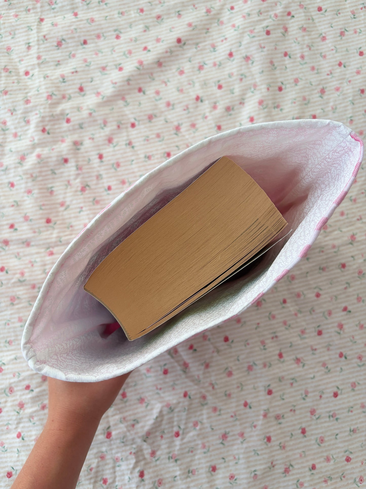 Pink Gingham Bible Sleeve
