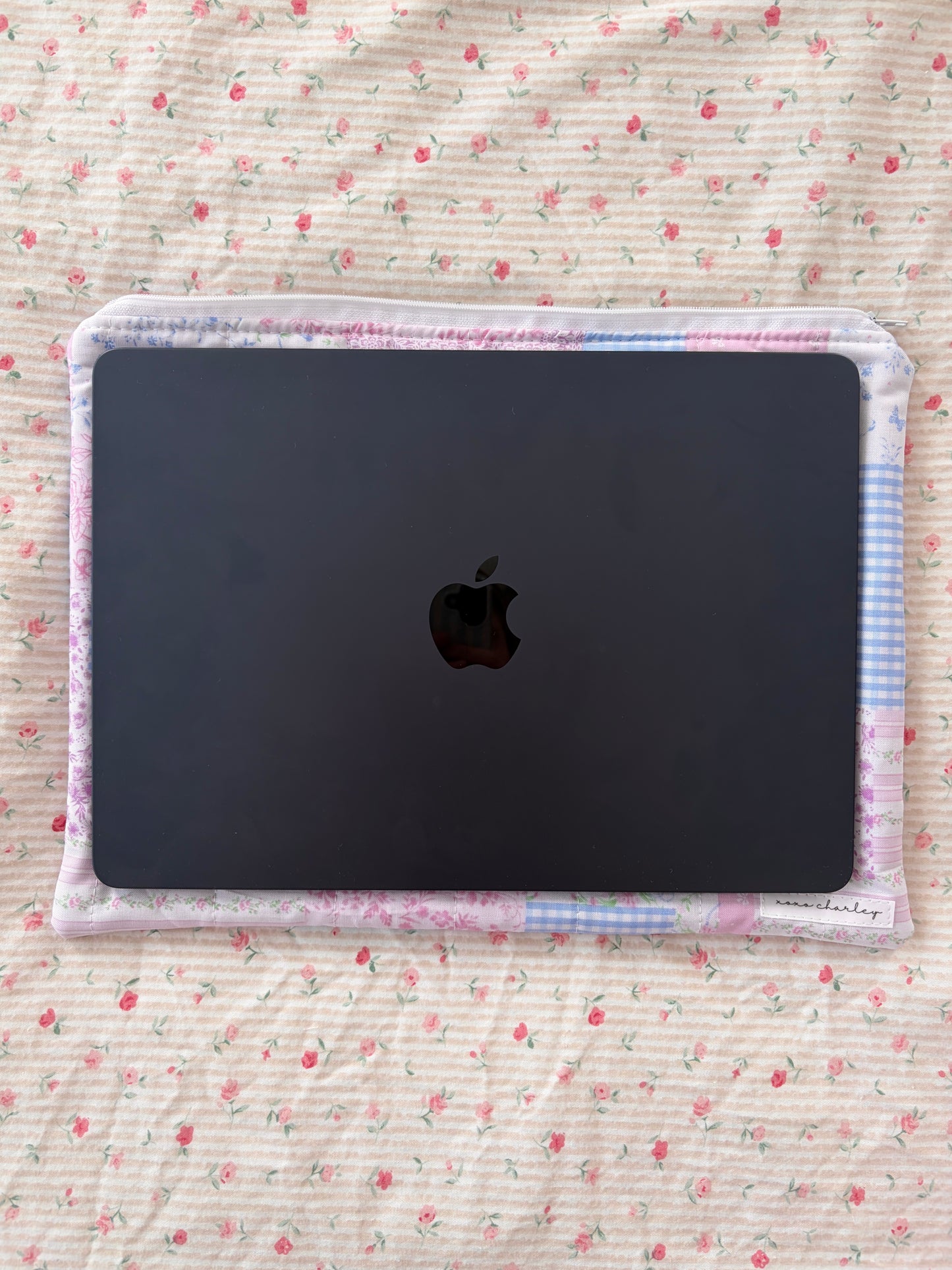 Pink Patchwork Laptop & Tablet Sleeve