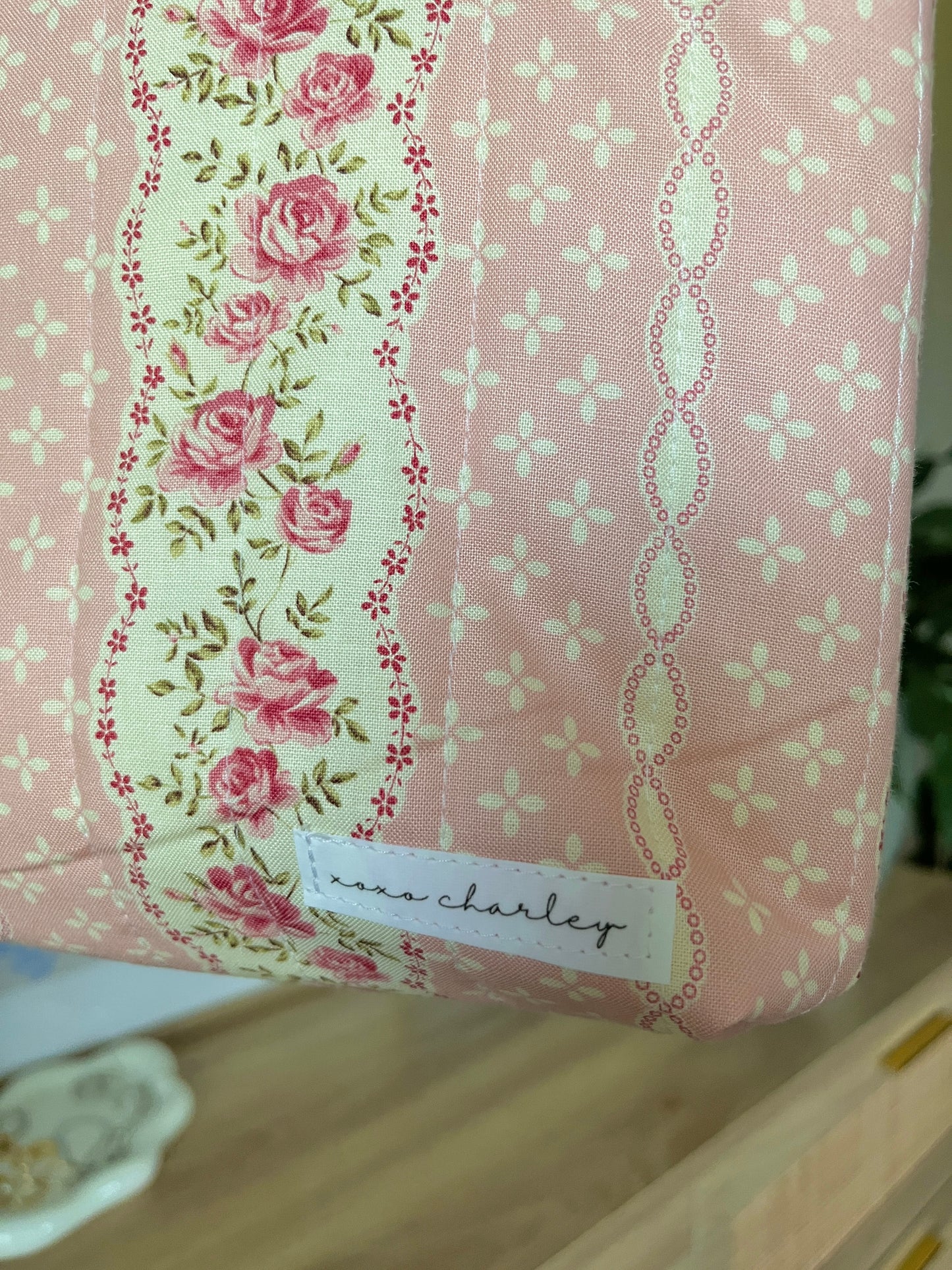 The Pink & Yellow Floral Bible Tote