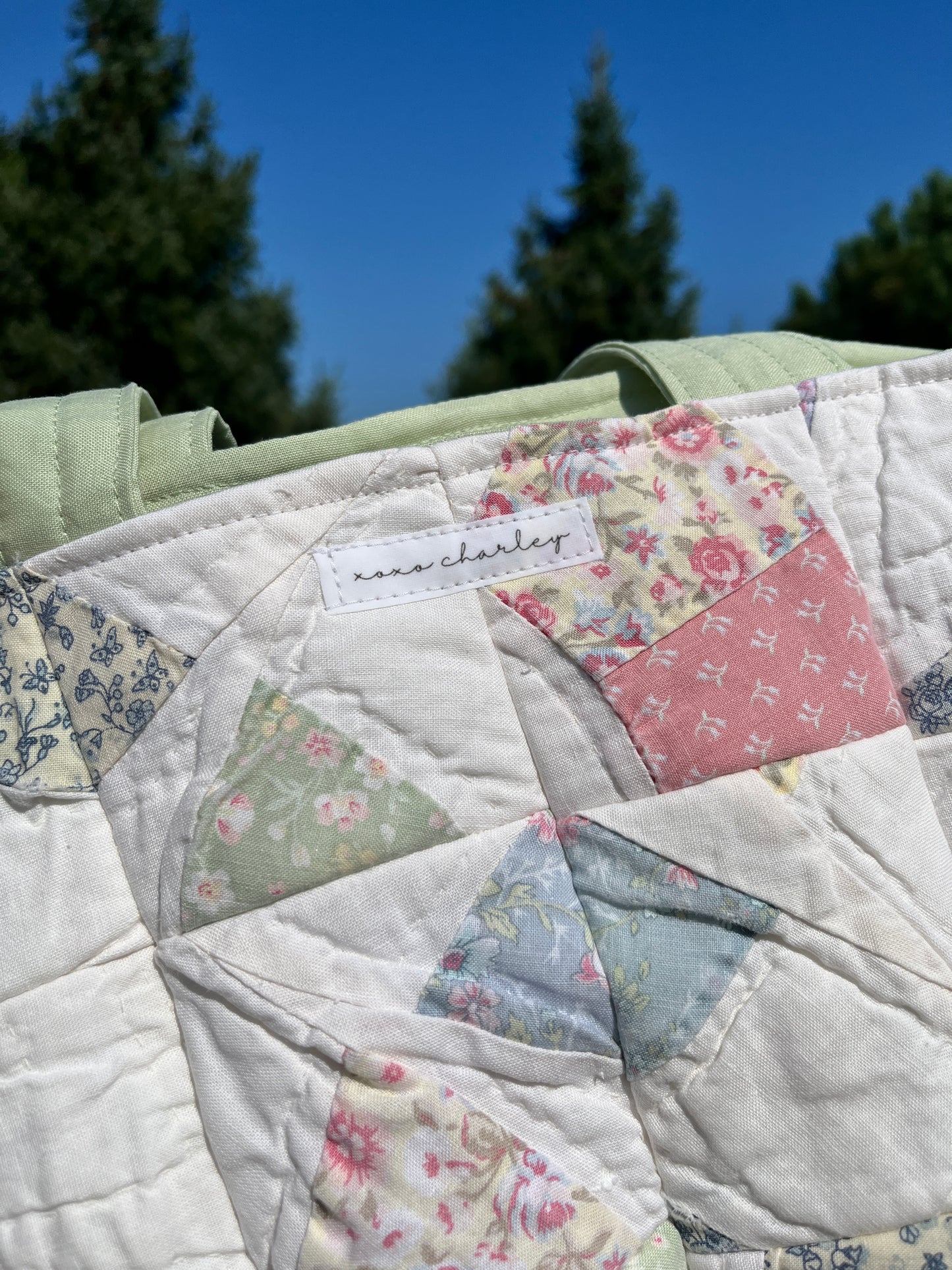 The Matcha Quilted Scrap Mini Tote Bag *limited-edition*