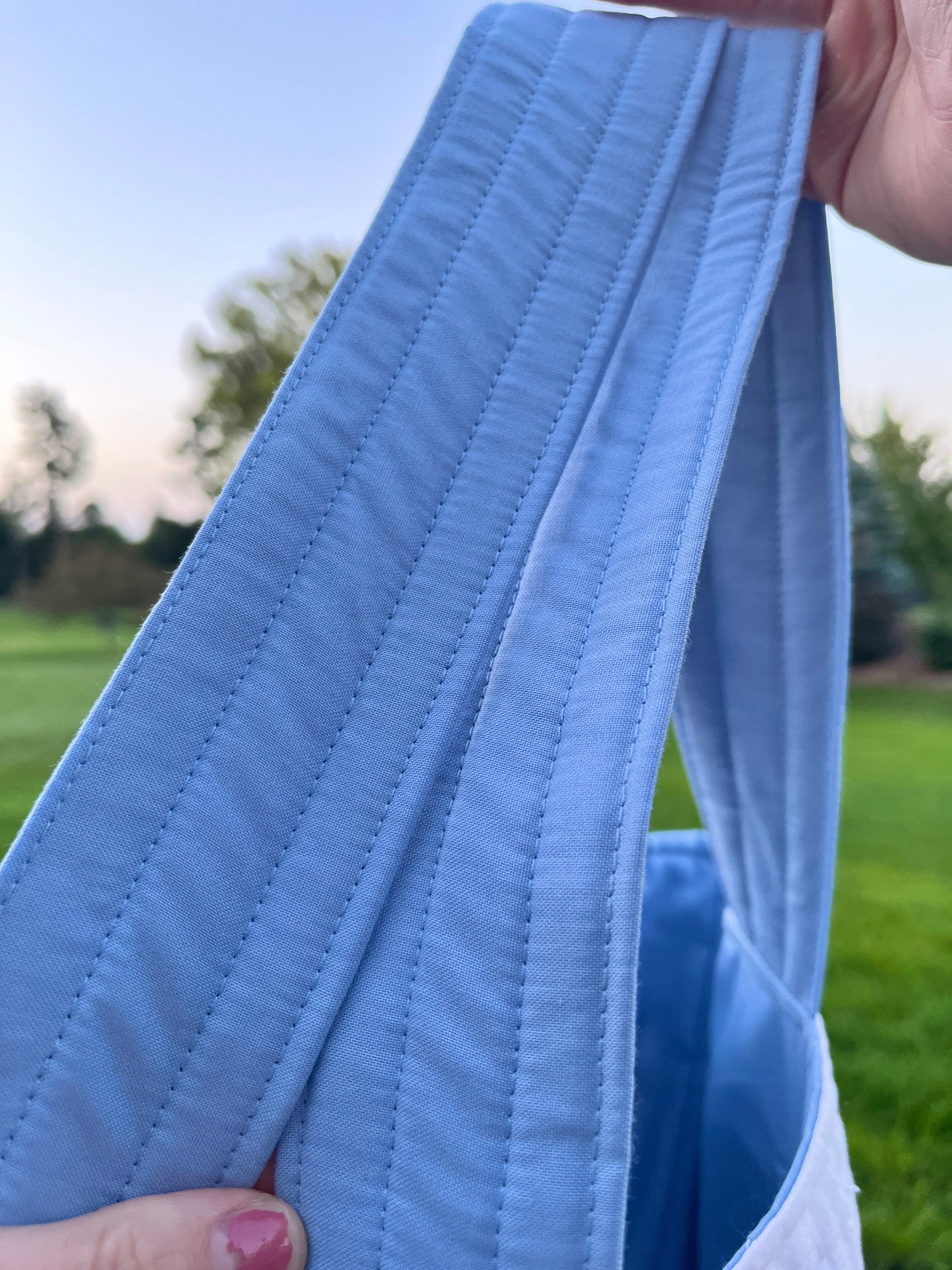 The Baby Blue Quilted Large Tote Bag #1 *limited-edition*