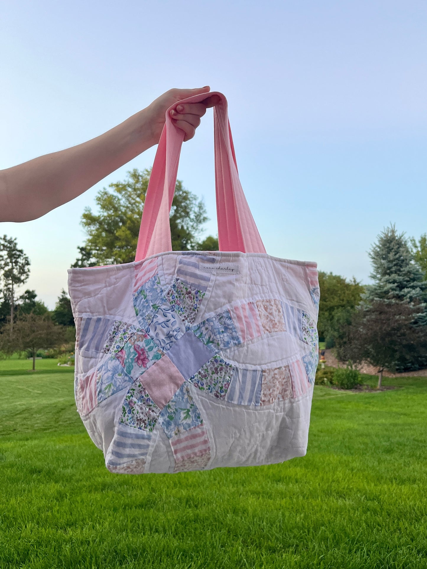 The Baby Pink Quilted Large Tote Bag #1 *limited-edition*