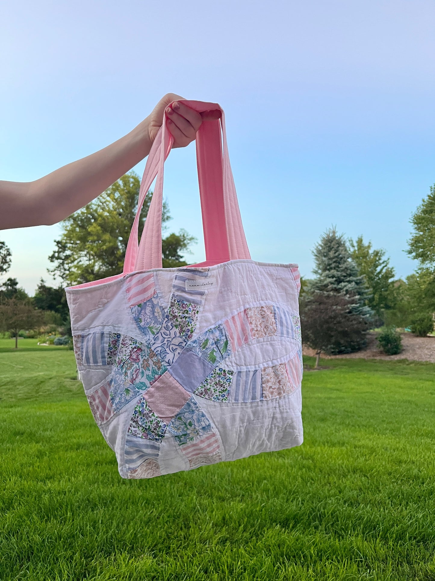 The Baby Pink Quilted Large Tote Bag #2 *limited-edition*