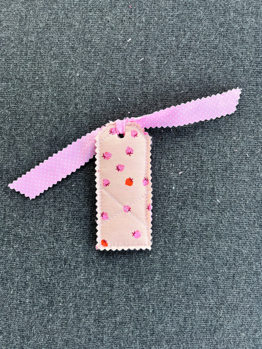 The Pink Polka Dot Strawberry Gift Tag *limited-edition*