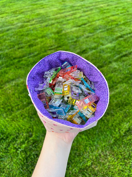 The Strawberry with Purple Fabric Bowl Organizer *limited-edition*
