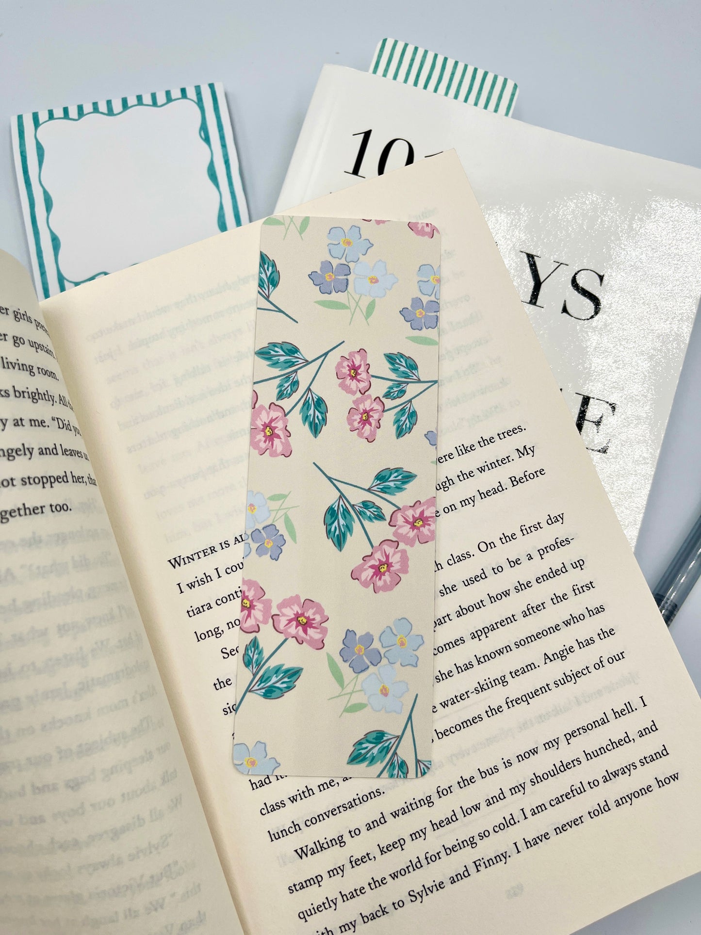 Pastel Floral Bookmark