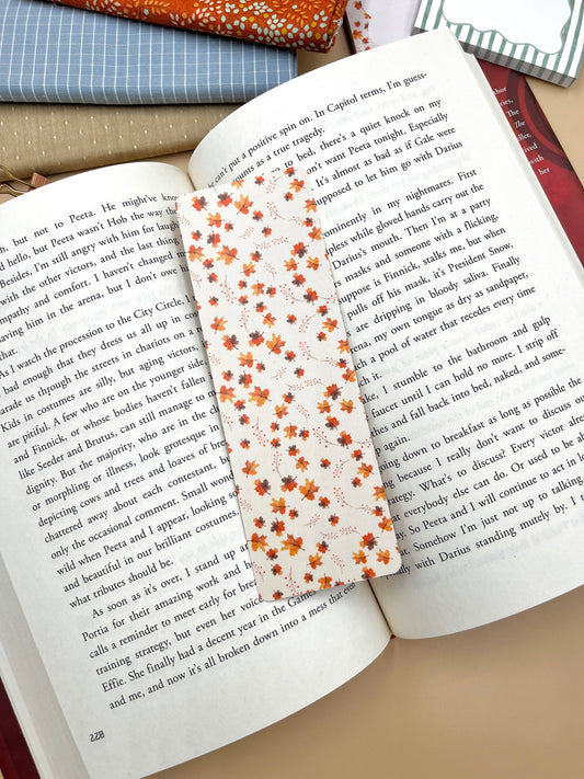 Crisp Autumn Leaves Bookmark *limited-edition*