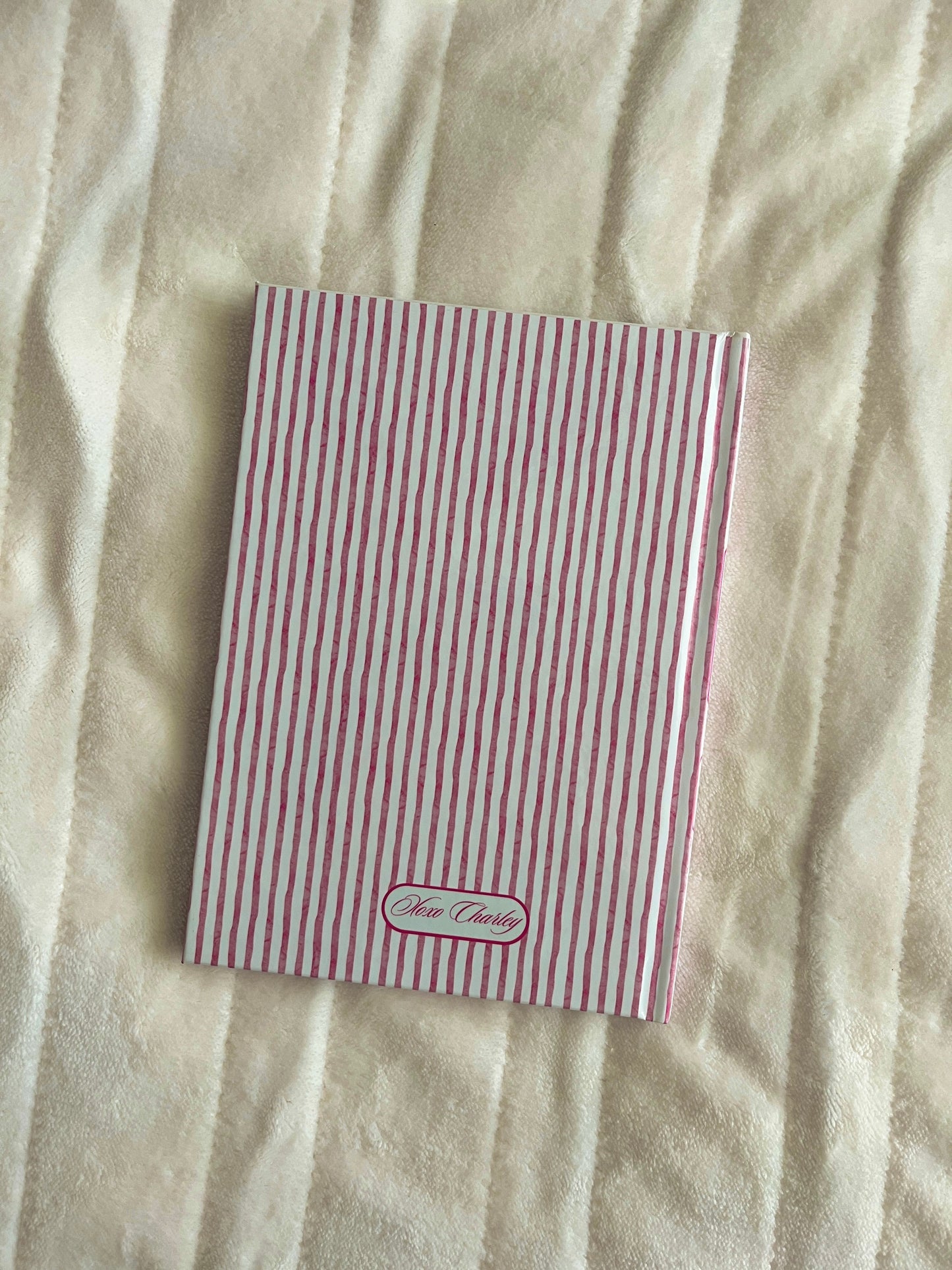 Pink Striped Hot Girls Read Books Journal