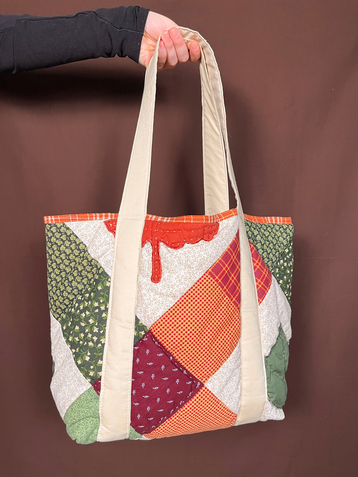 The Autumn Quilted Large Tote Bag #5 *limited-edition*