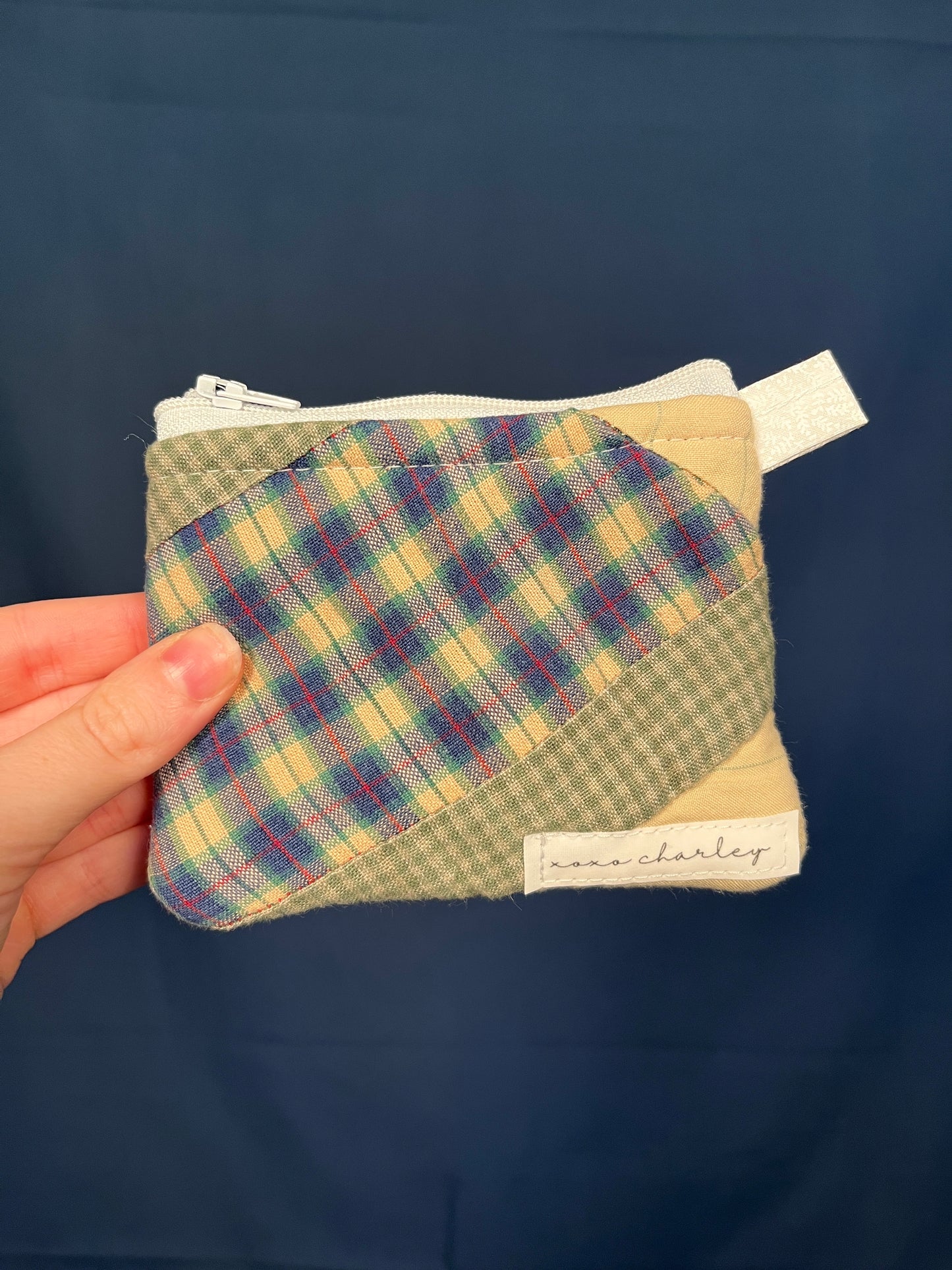 The Midnight Flannel Keychain Wallet #3 *limited-edition*