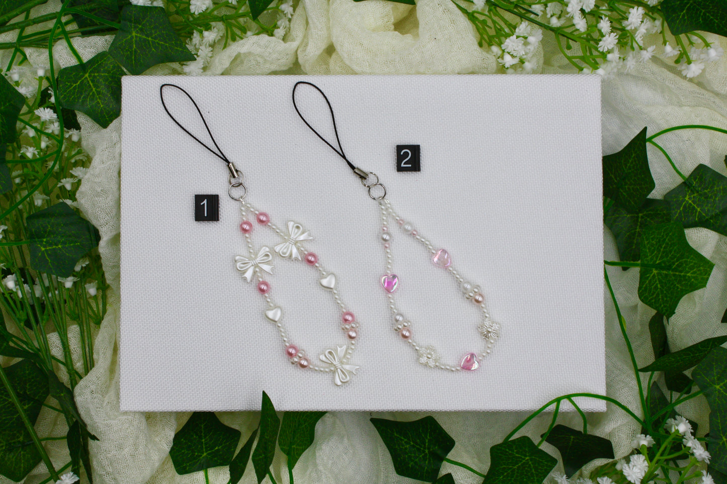 Cute Beaded Phone Charms