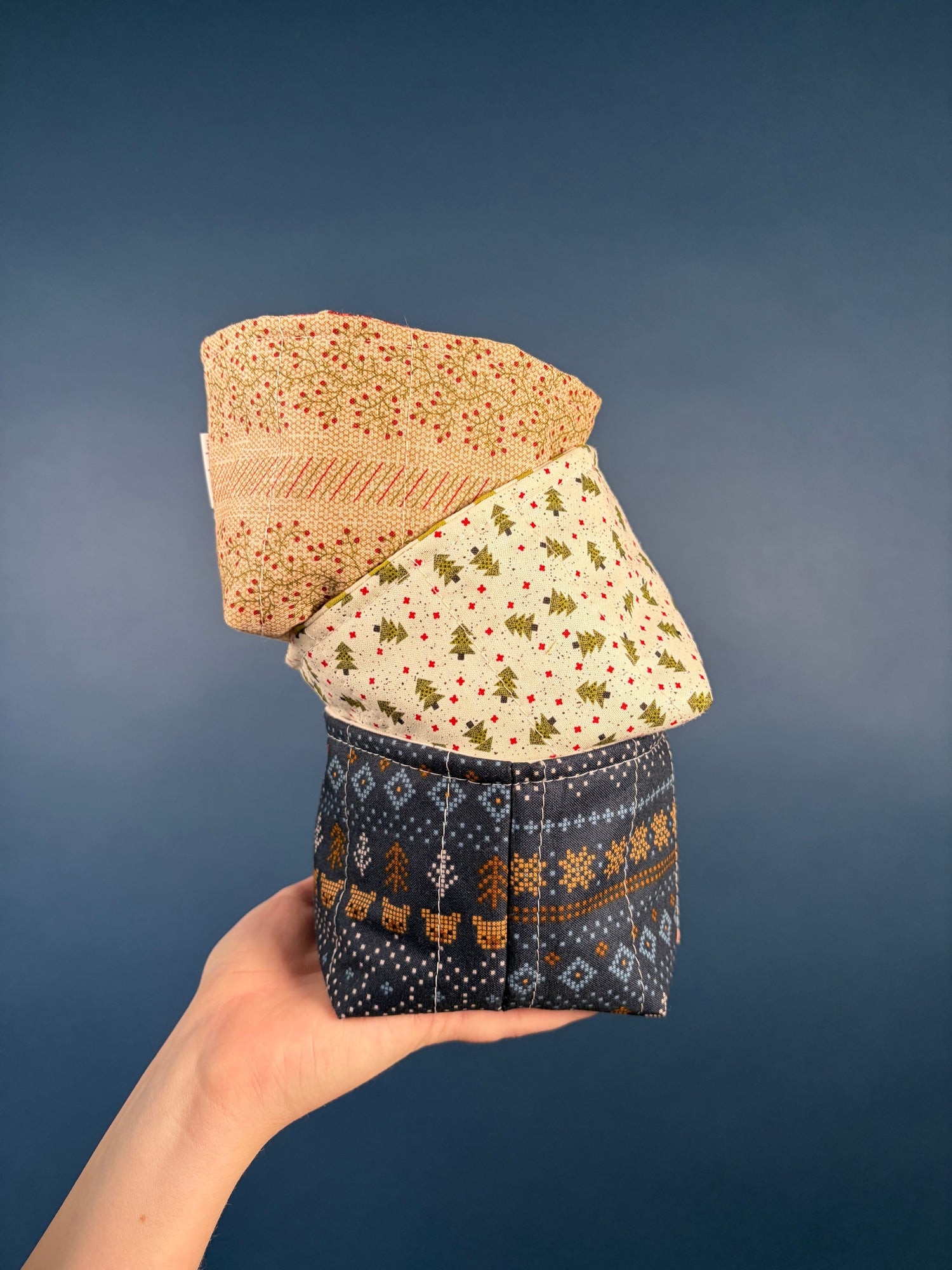 Sweet Traditions Fabric Bowls