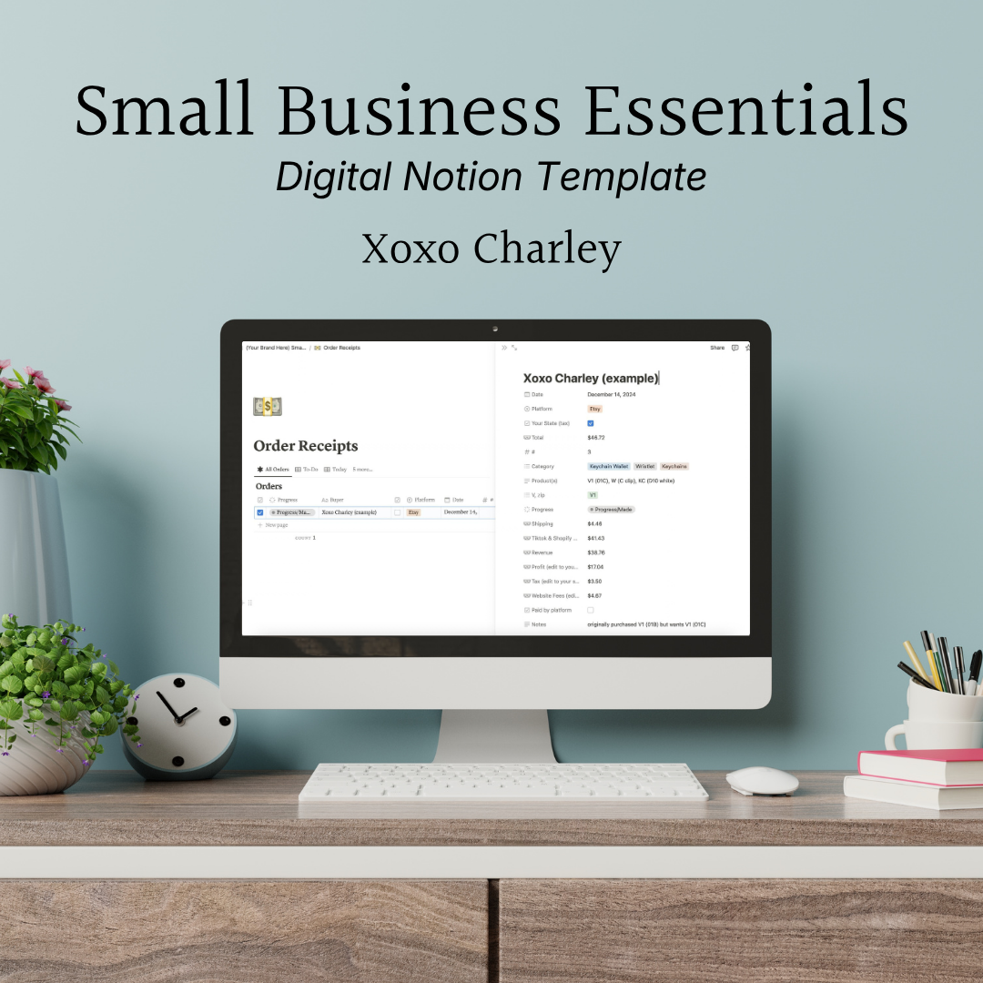 Small Business Starter Pack Notion Digital Template