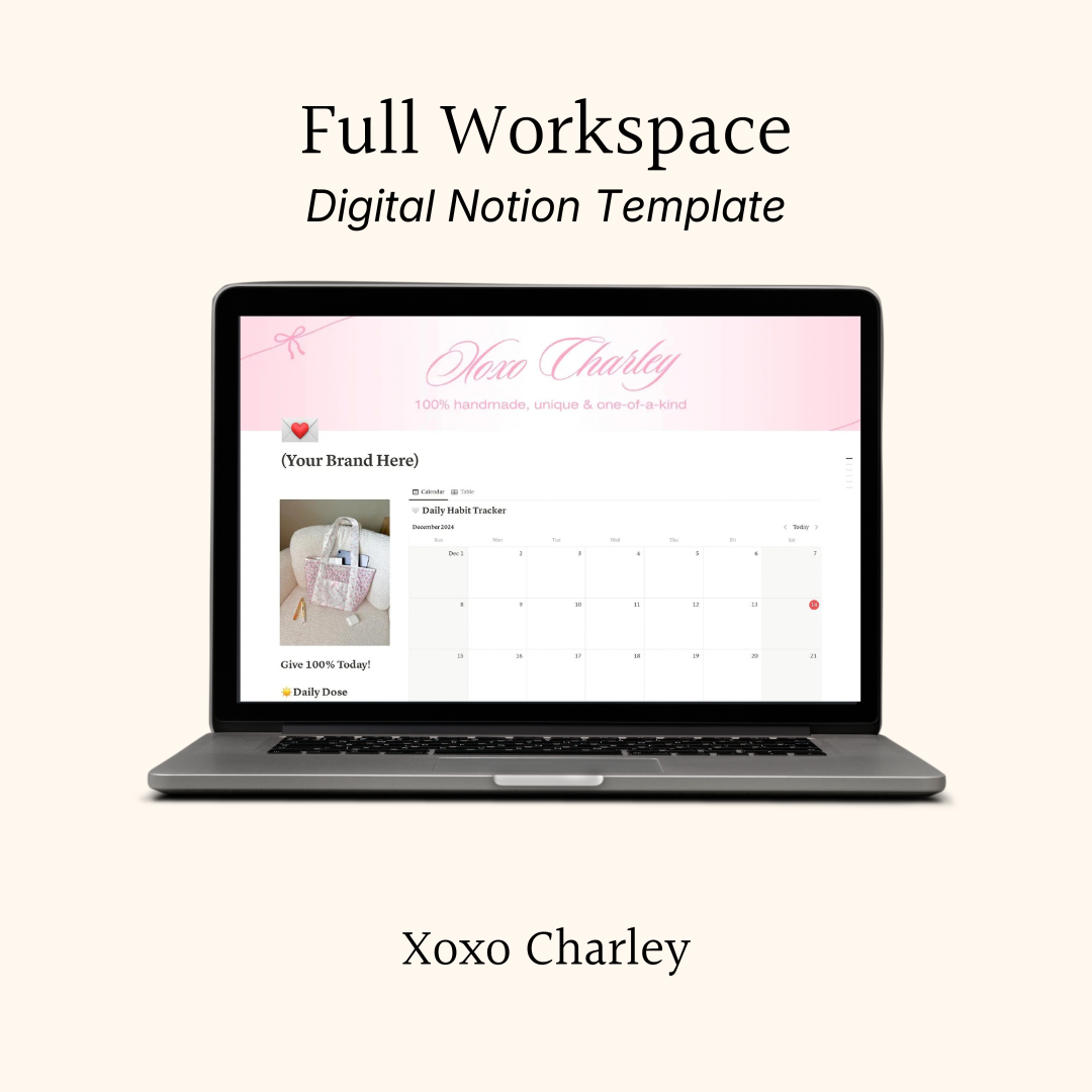 Full Workspace Notion Digital Template