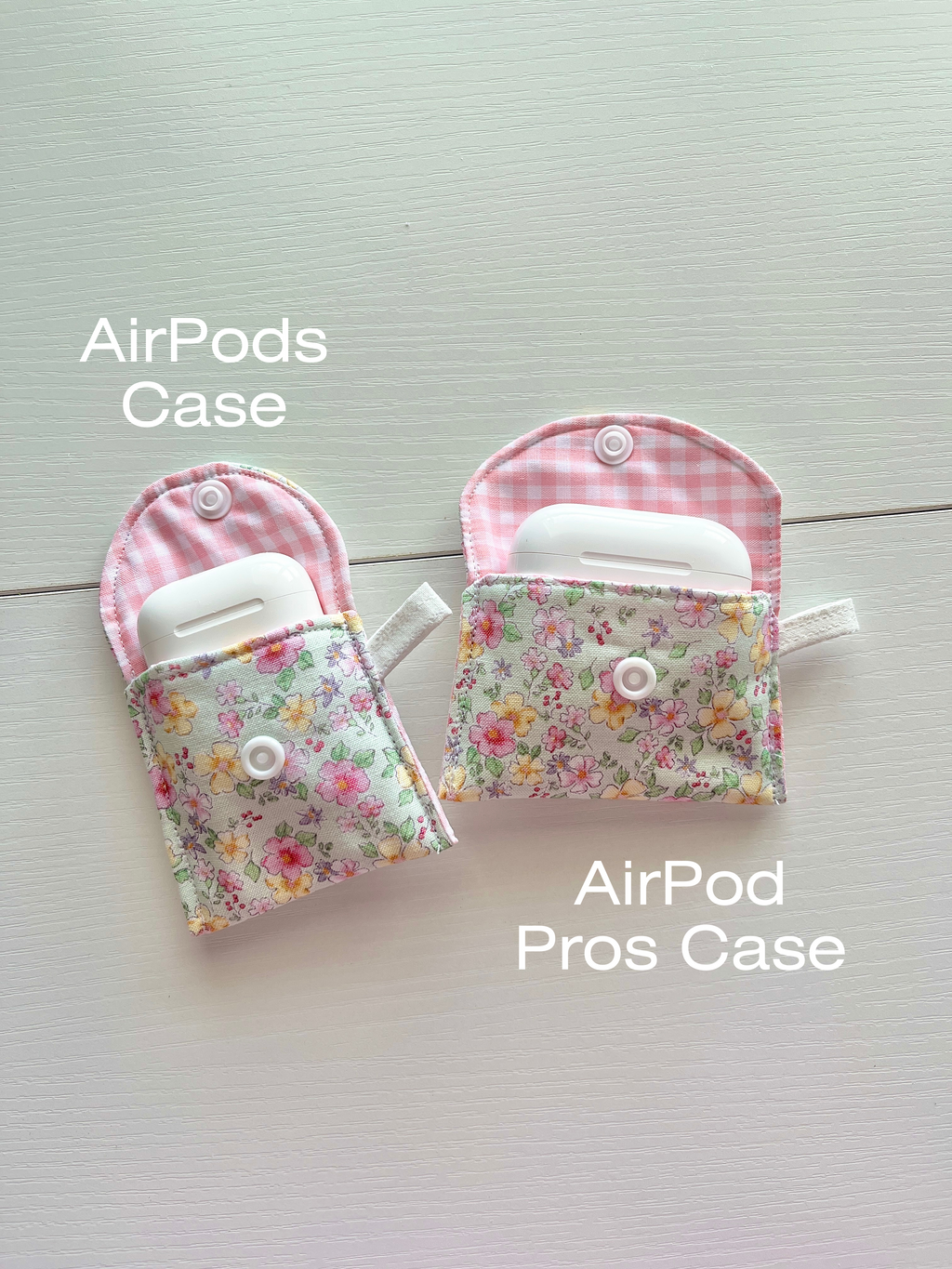 Purple Floral Earbuds Case