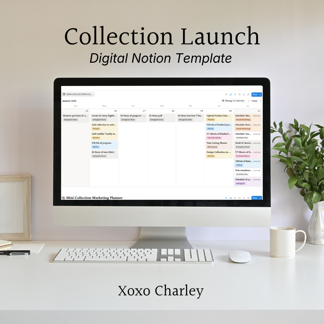 Launch Planner Notion Digital Template