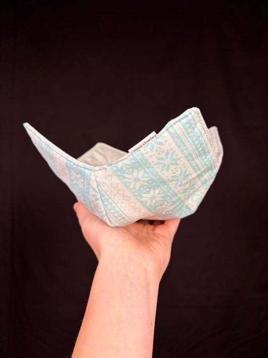 Falling Snow Bowl Cozy *limited-edition*