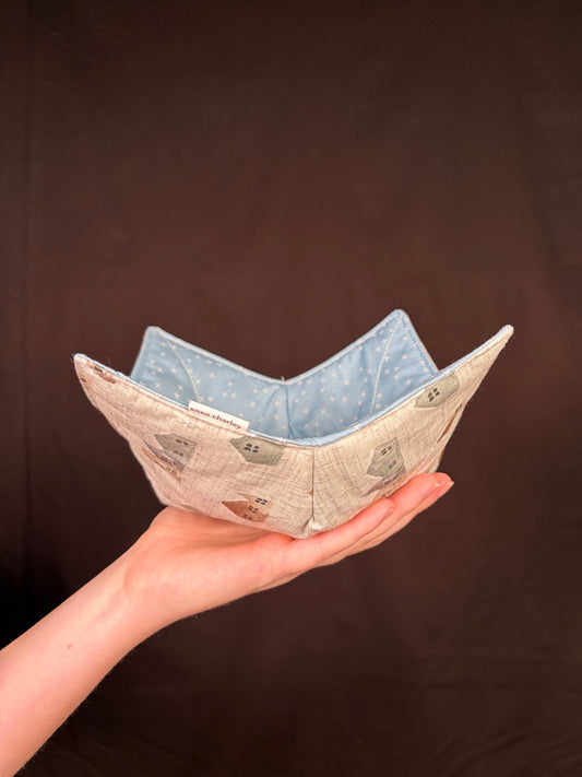 Frosted Cottage Bowl Cozy *limited-edition*