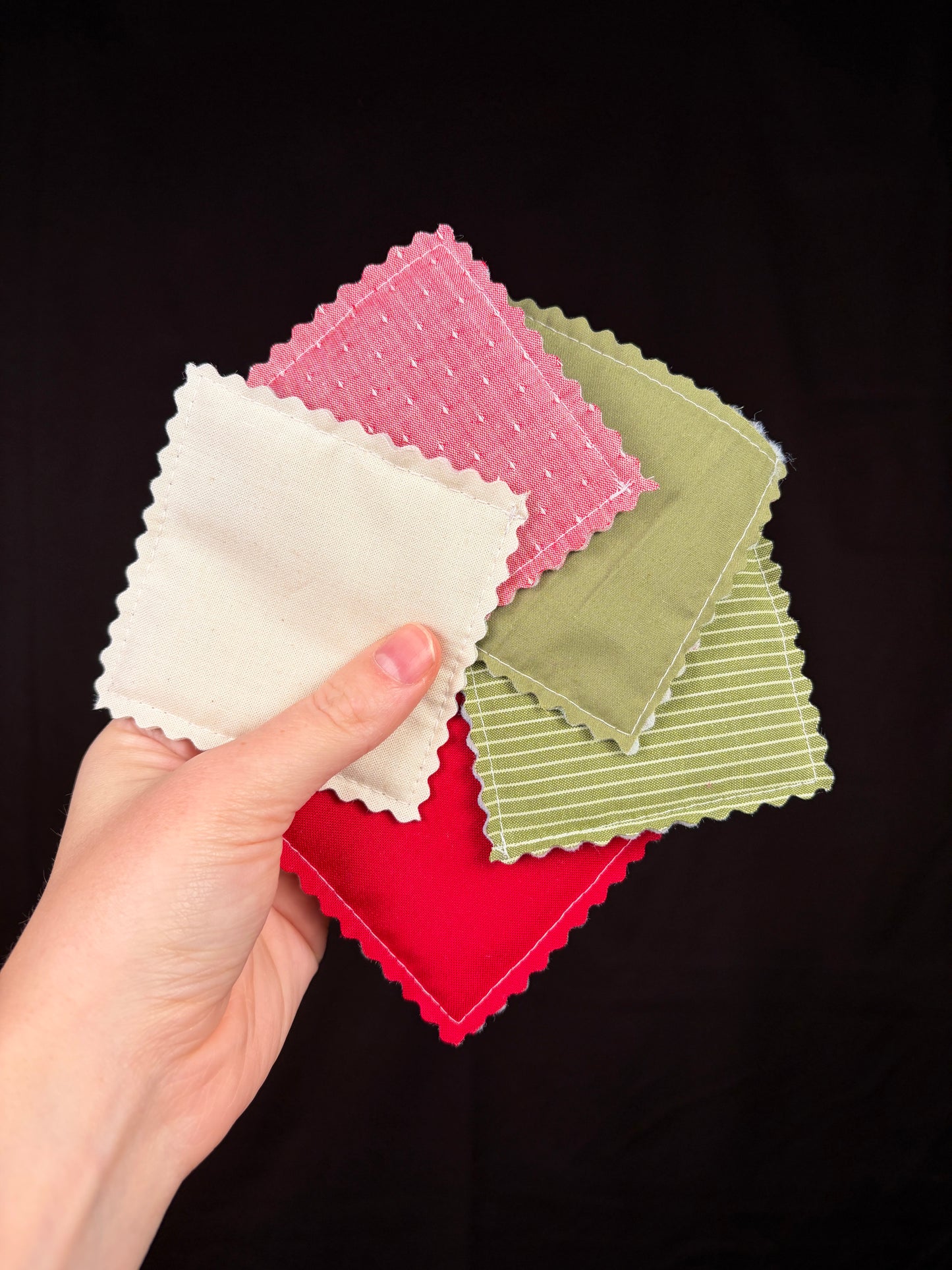 Mystery Frosted Cottage Fabric Corner Bookmark *limited-edition*