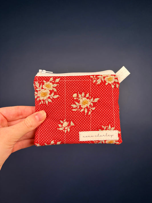 Red Velvet Ribbon Keychain Wallet *limited-edition*