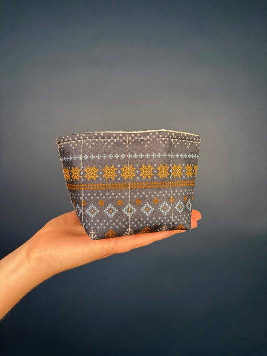 Midnight Teddy Small Fabric Bowl *limited-edition*