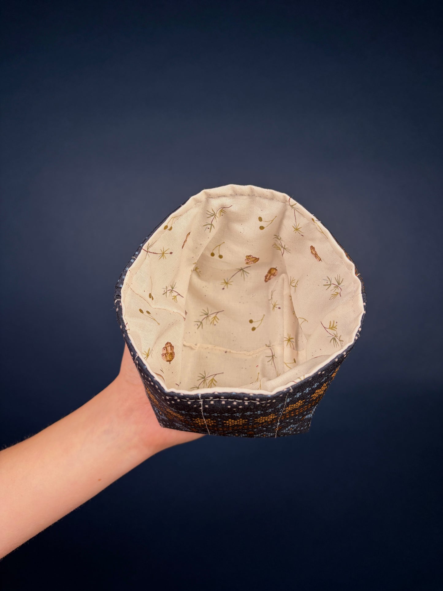 Midnight Teddy Small Fabric Bowl *limited-edition*