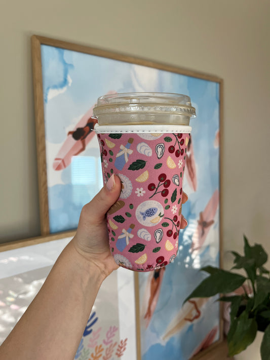 Medium Mediterranean Summer Cup Coozie