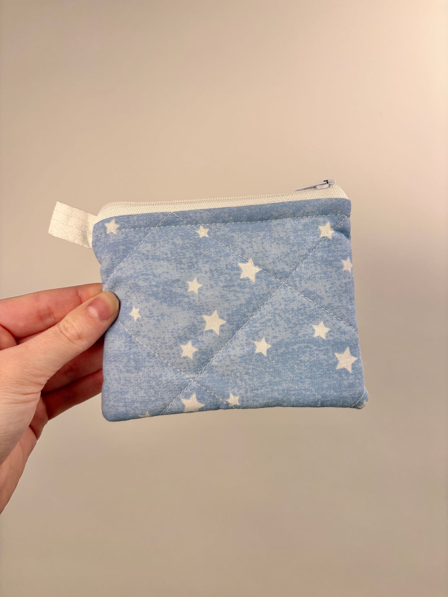 Stars on Blue Keychain Wallet