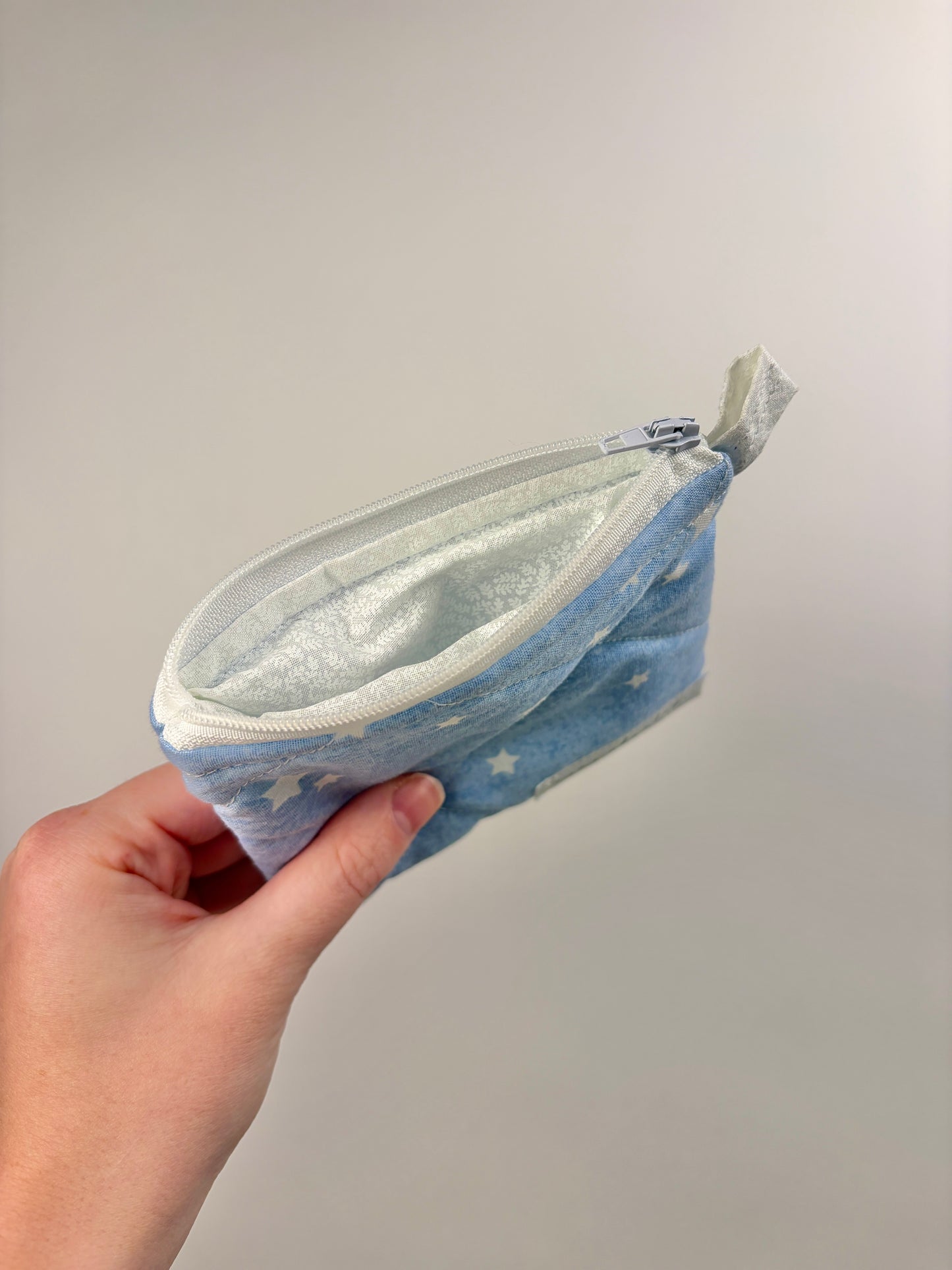 Stars on Blue Keychain Wallet