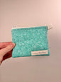 Sea Foam Floral Keychain Wallet