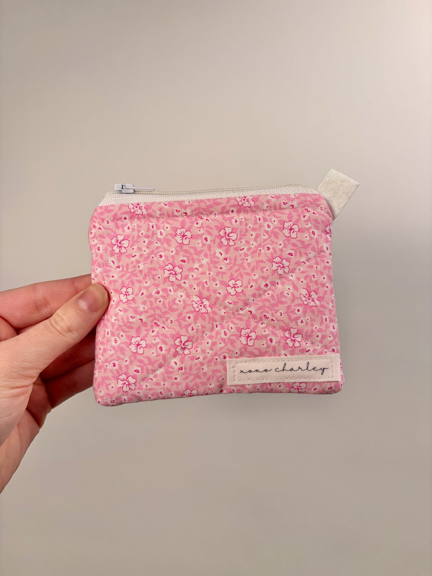 Pink Hawaiian Keychain Wallet