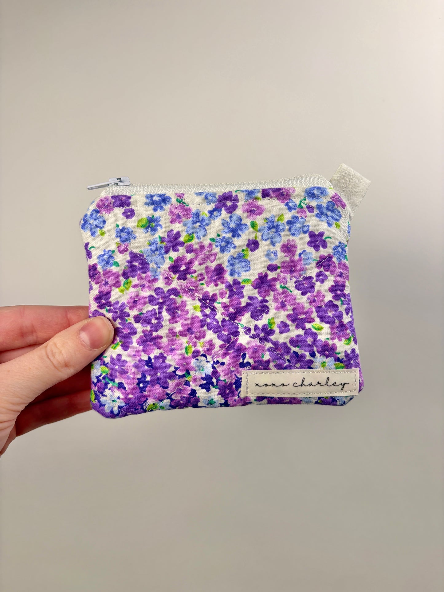 Purple Ombre Keychain Wallet