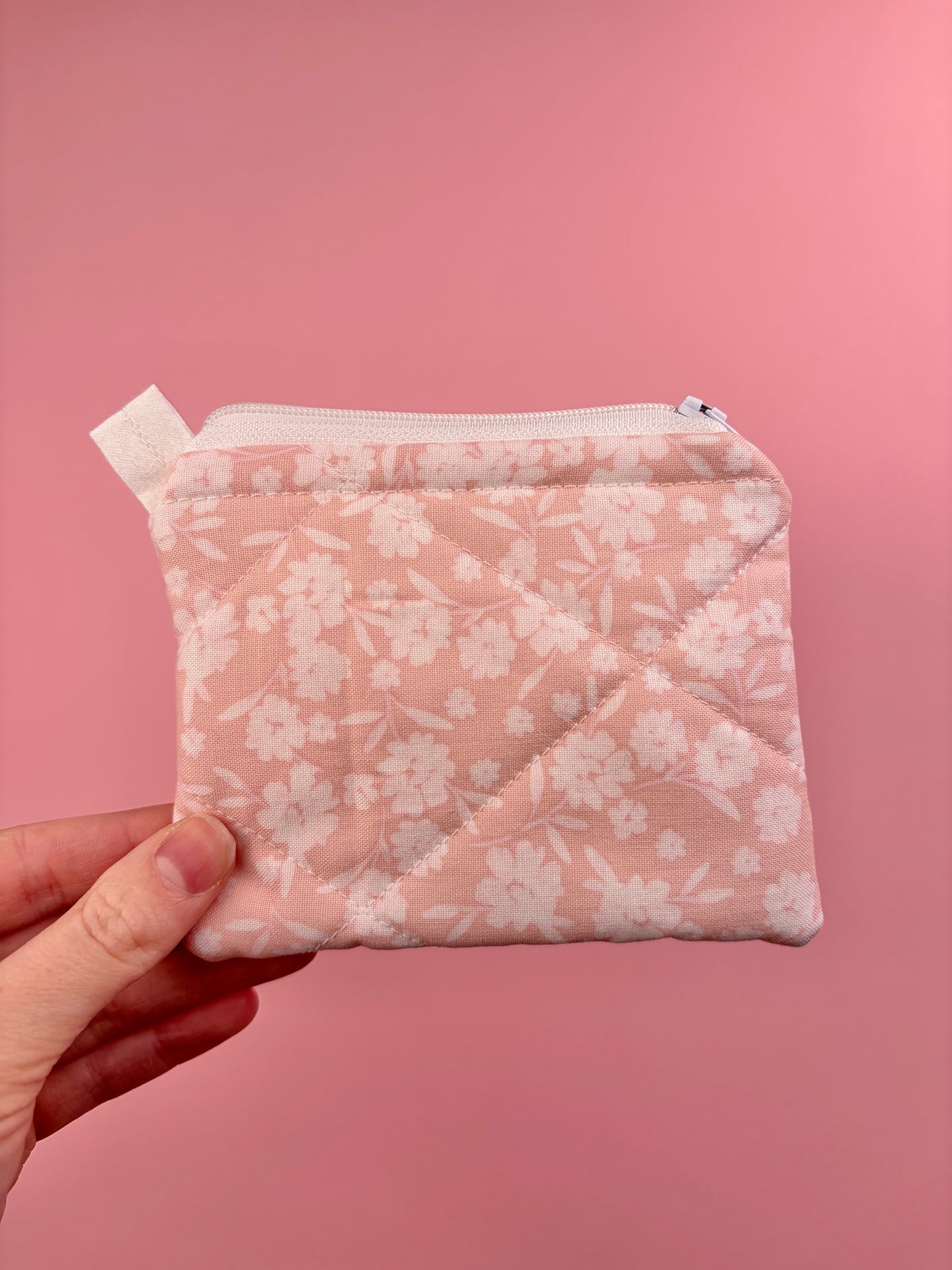 Pale Pink Keychain Wallet
