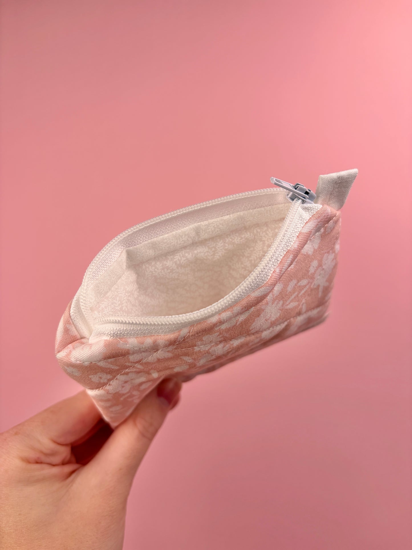 Pale Pink Keychain Wallet