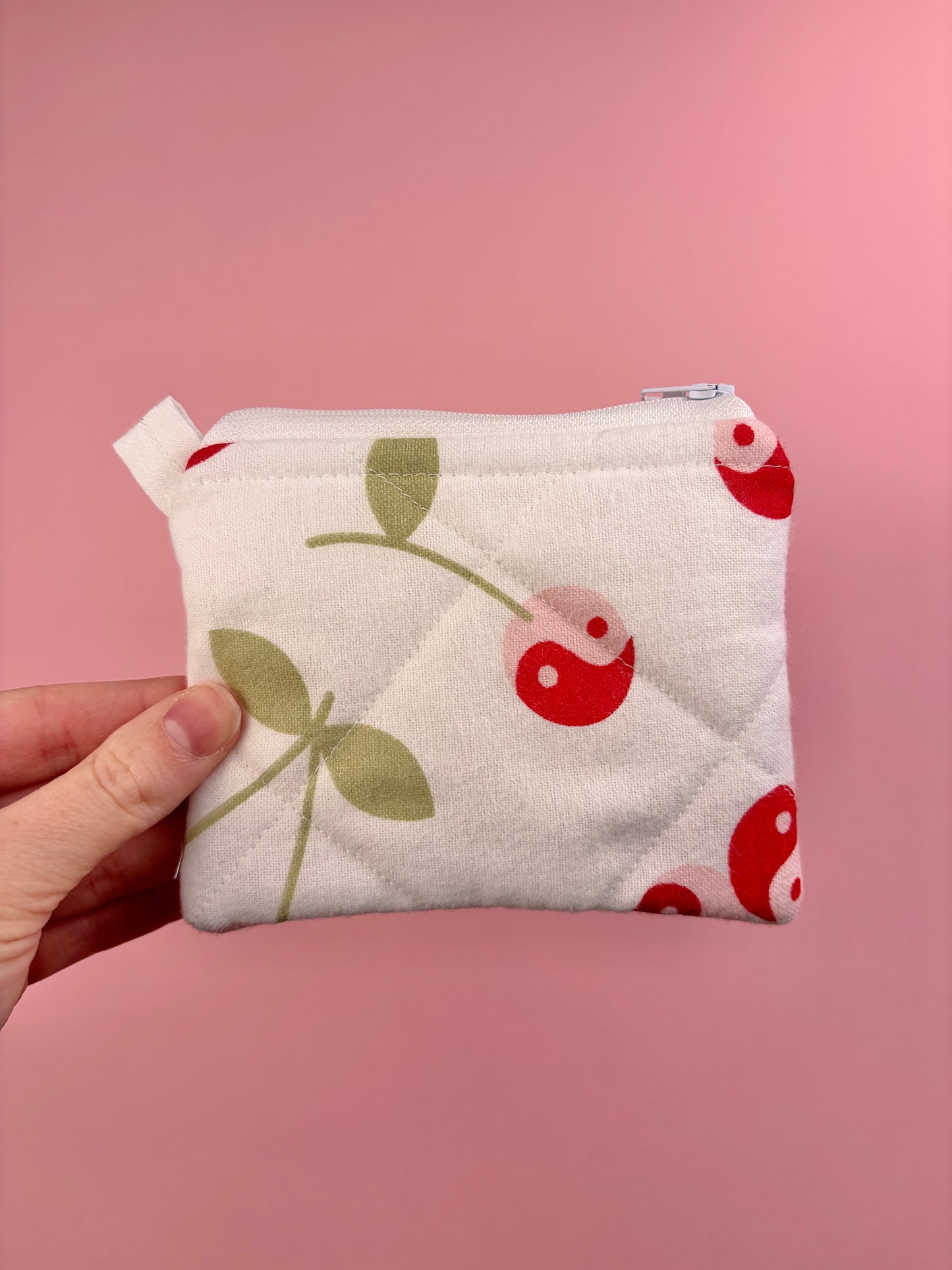 Large Cherry Keychain Wallet