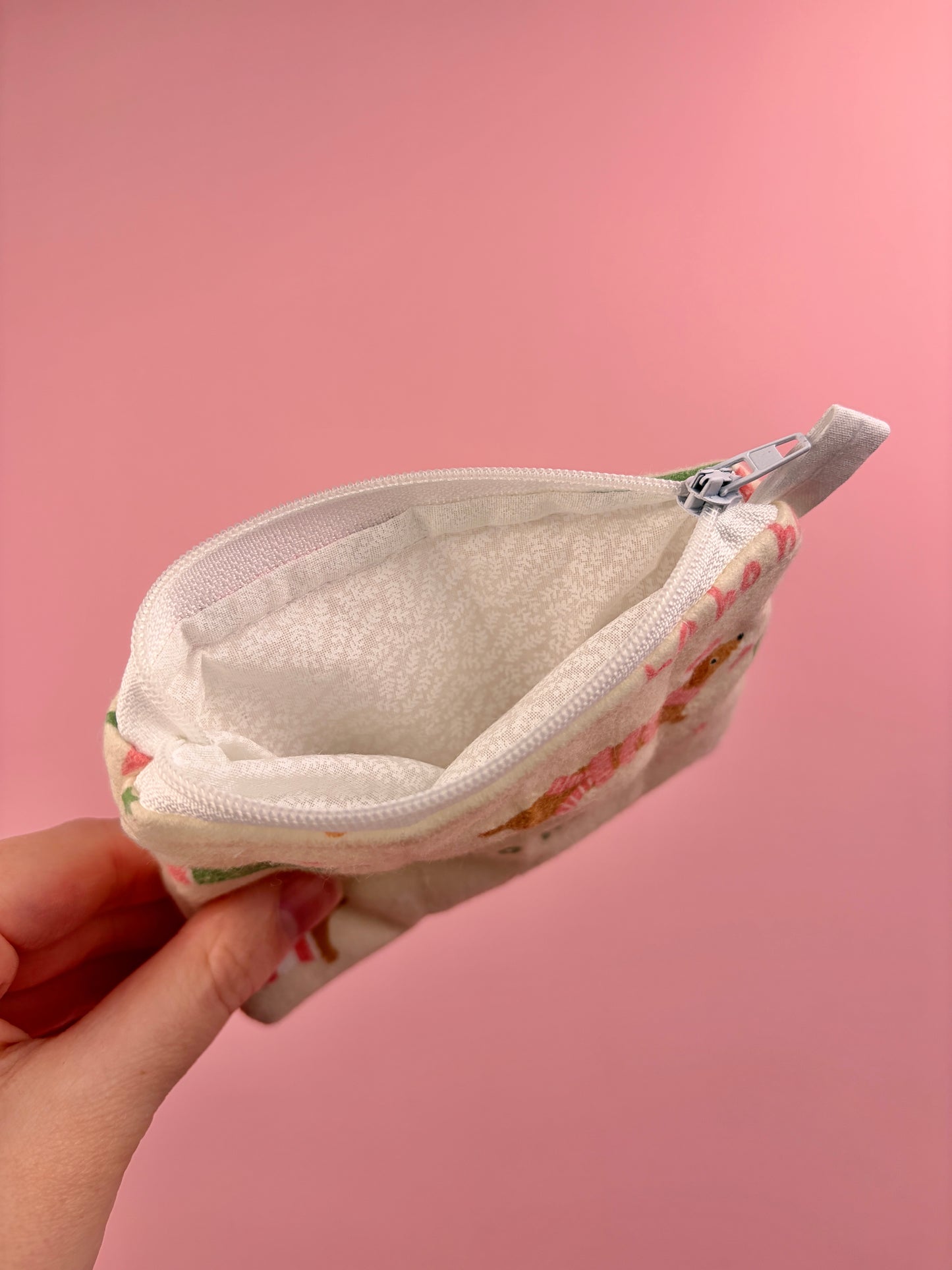 Holiday Dog Keychain Wallet