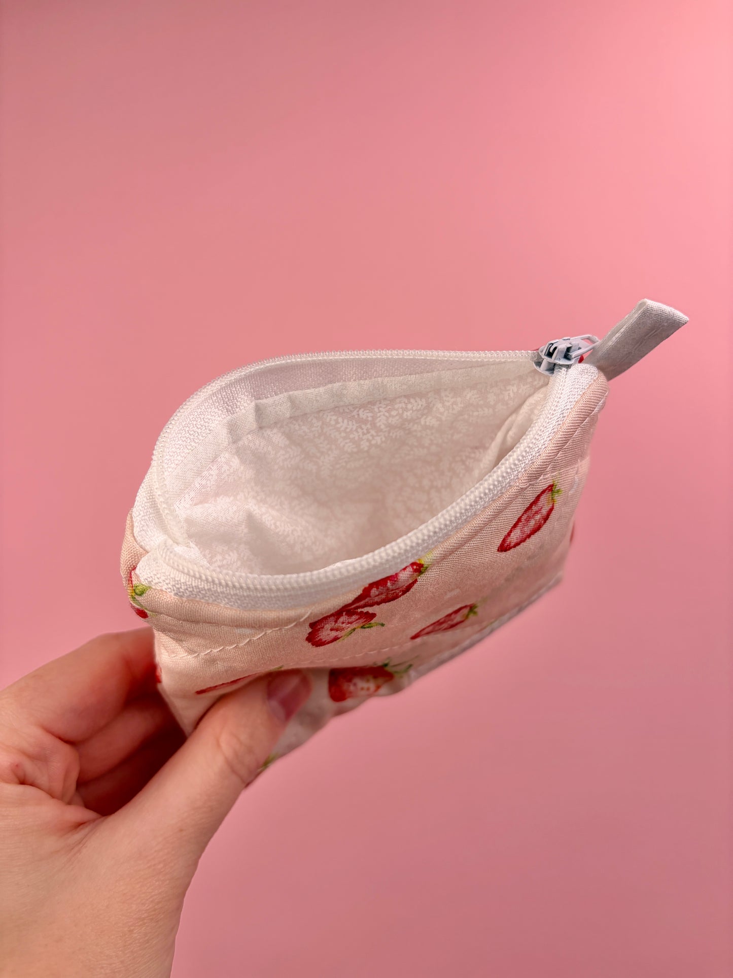 Strawberry Keychain Wallet