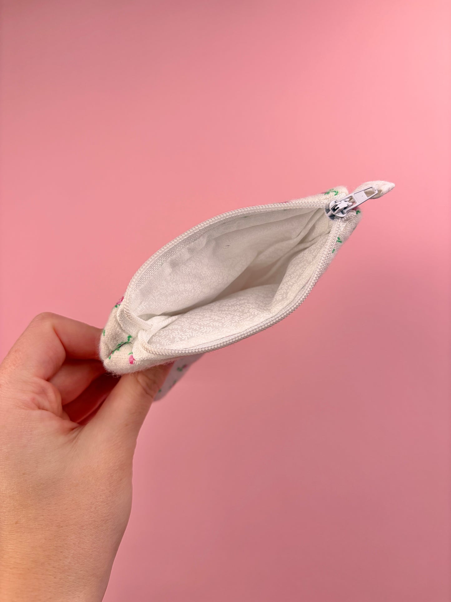 Mini Rose Keychain Wallet