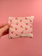 Pink Cherry Keychain Wallet