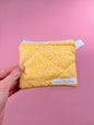 Mini Yellow Floral Keychain Wallet