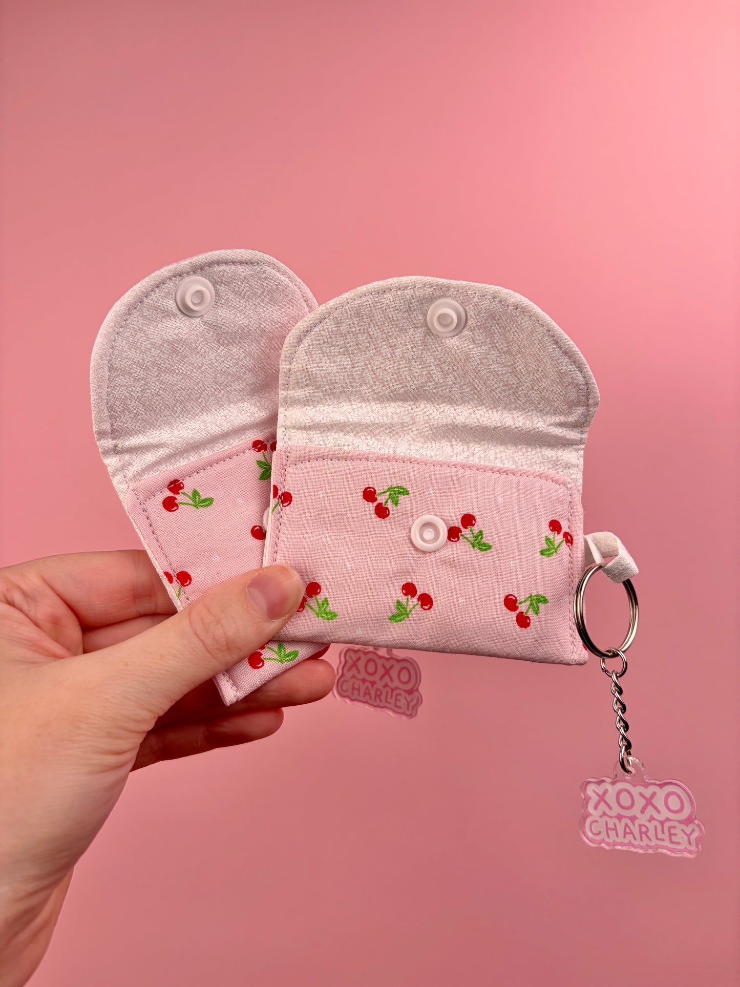 Pink Cherry Earbuds Case