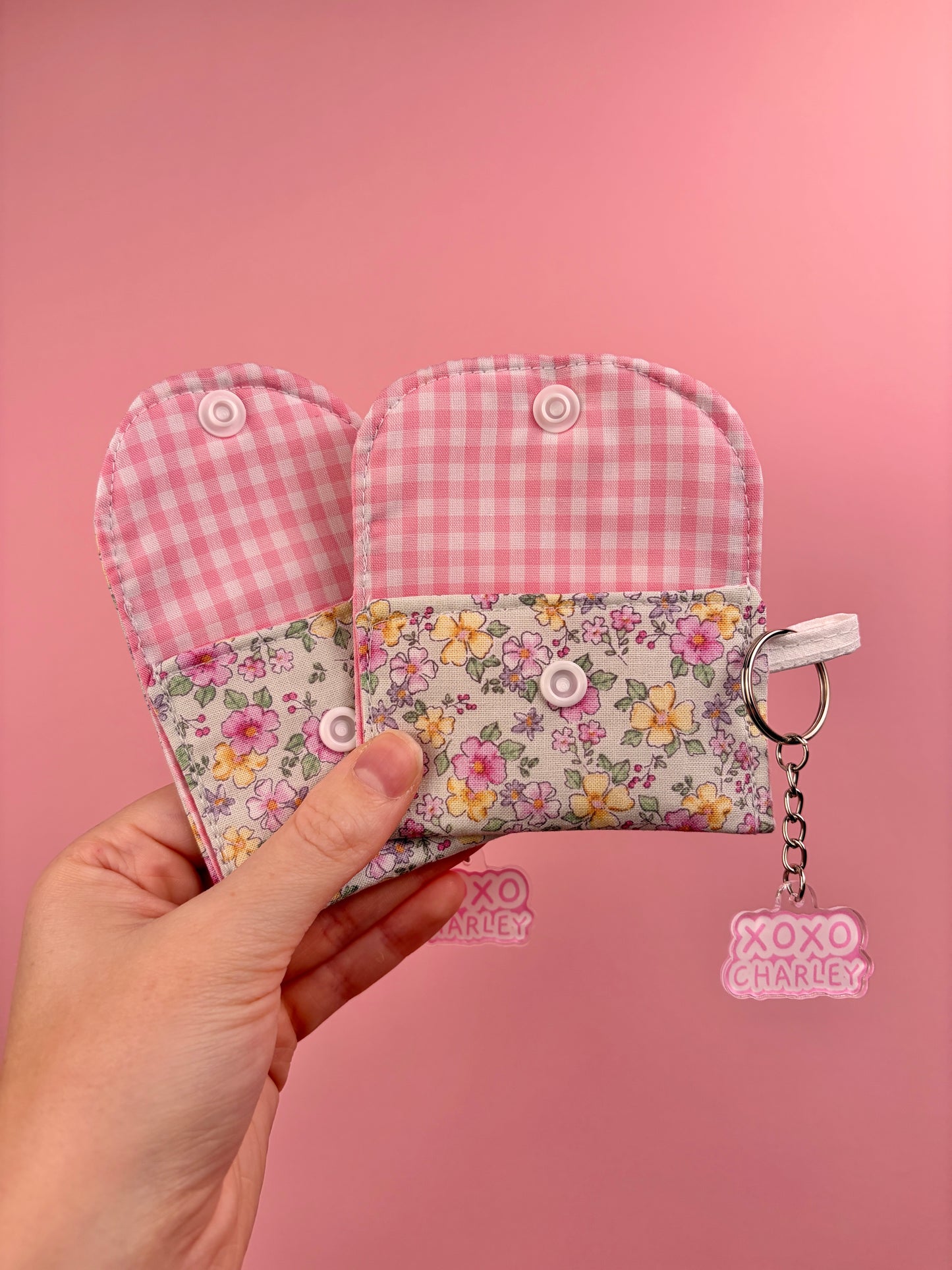 Pink Peony Earbuds Case