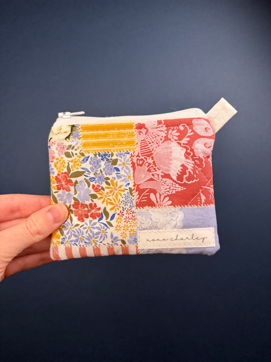 Colorful Picnic Keychain Wallet