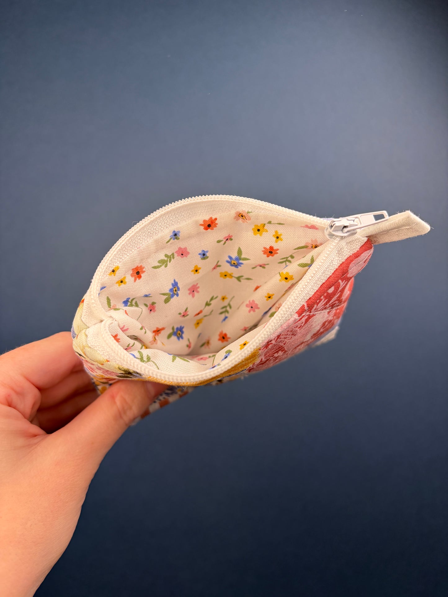 Colorful Picnic Keychain Wallet