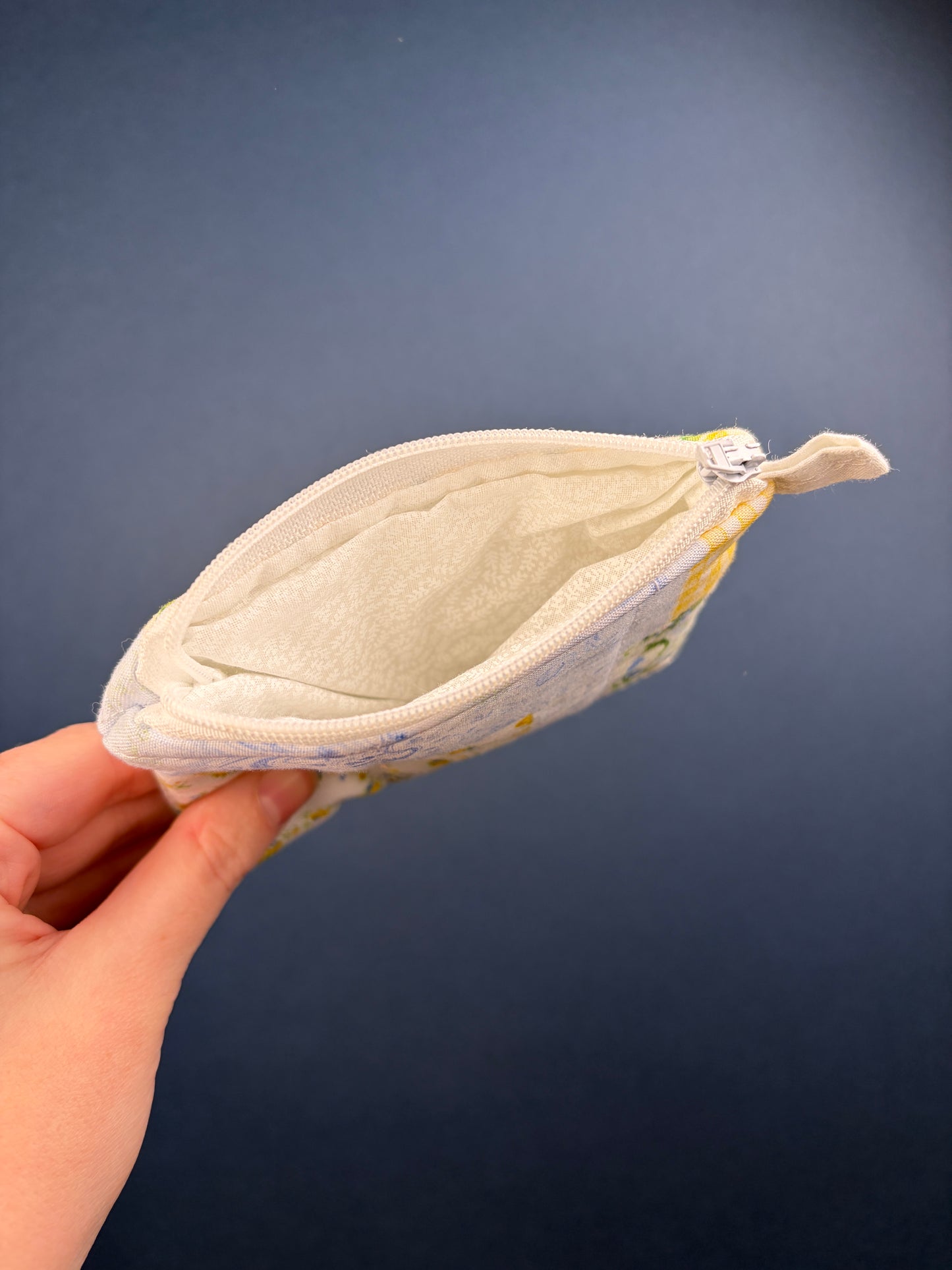 Green Patchwork Keychain Wallet