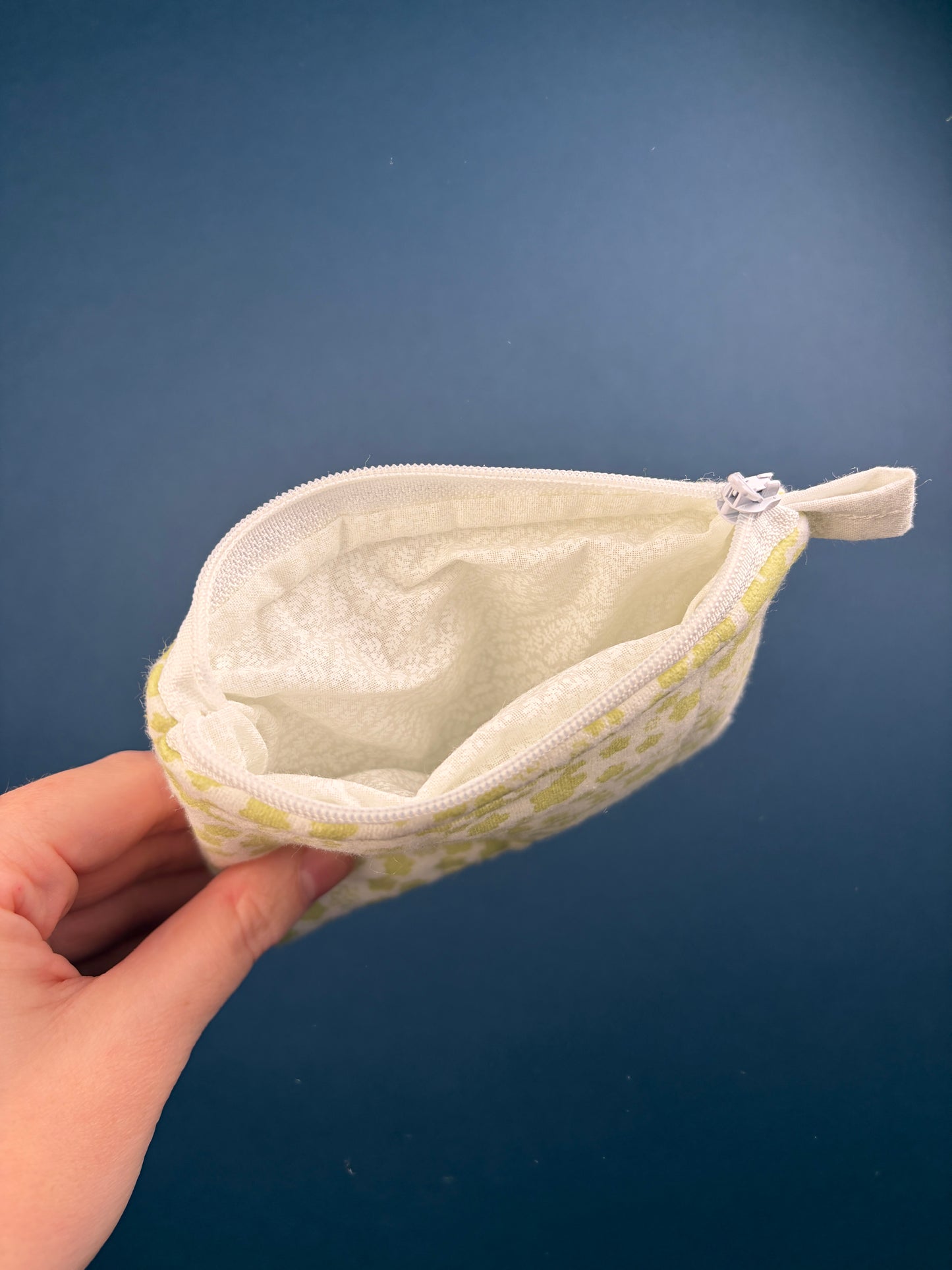 Green Floral Keychain Wallet